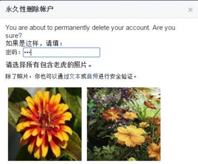 永久删除(注销)Facebook账号的方法